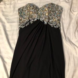 Strapless ball dress